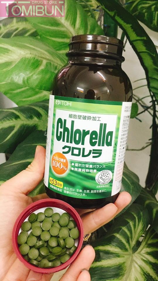 VIÊN UỐNG TẢO LỤC NARIS COSMETIC ITOH CHLORELLA 1600 VIÊN