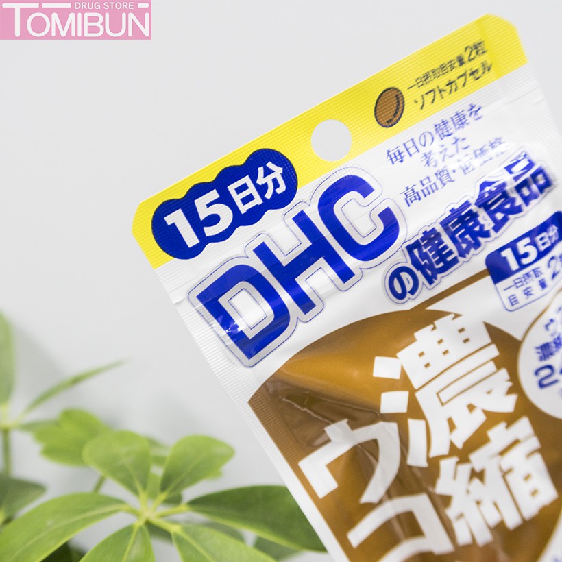 VIÊN UỐNG GIẢI RƯỢU, THẢI ĐỘC GAN DHC CONCENTRATED TURMERIC (CHIẾT XUẤT TỪ NGHỆ) (30 NGÀY)