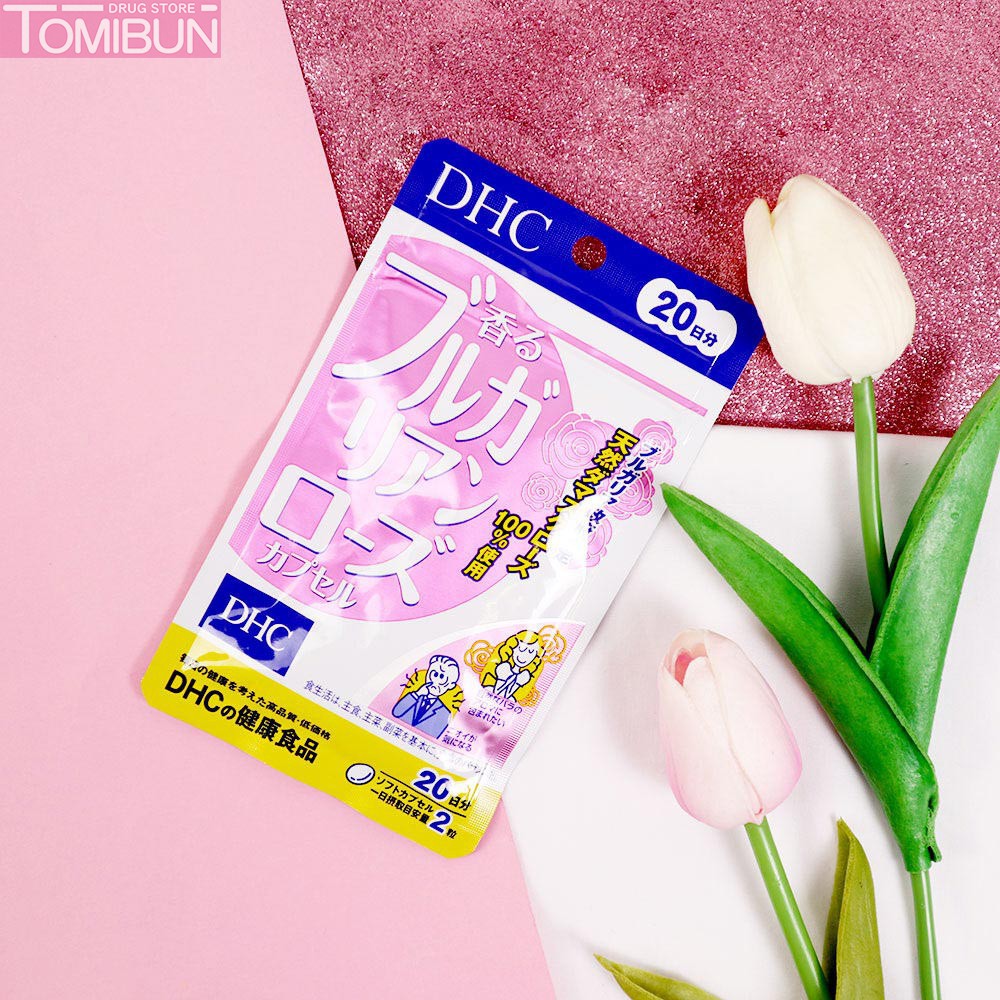 VIÊN UỐNG HOA HỒNG DHC BULGARIAN ROSE CAPSULE (30-DAYS SUPPLY)