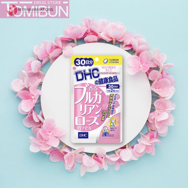 VIÊN UỐNG HOA HỒNG DHC BULGARIAN ROSE CAPSULE (30-DAYS SUPPLY)