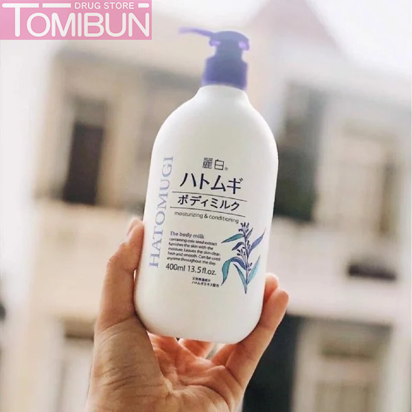 SỮA DƯỠNG THỂ BAN ĐÊM DƯỠNG TRẮNG DA HATOMUGI THE BODY LOTION 400ML