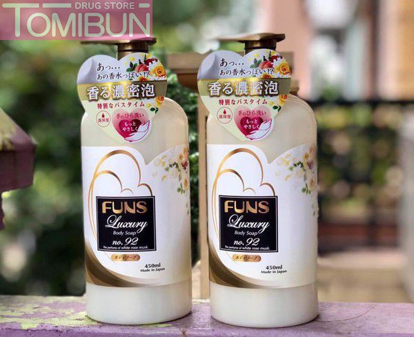 SỮA TẮM FUNS LUXURY NO.92 HƯƠNG THẢO MỘC BODY SOAP 450ML