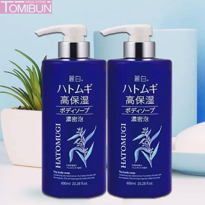 SỮA TẮM DƯỠNG ẨM CHUYÊN SÂU & TRẮNG DA HATOMUGI RICH BODY SOAP 600ML