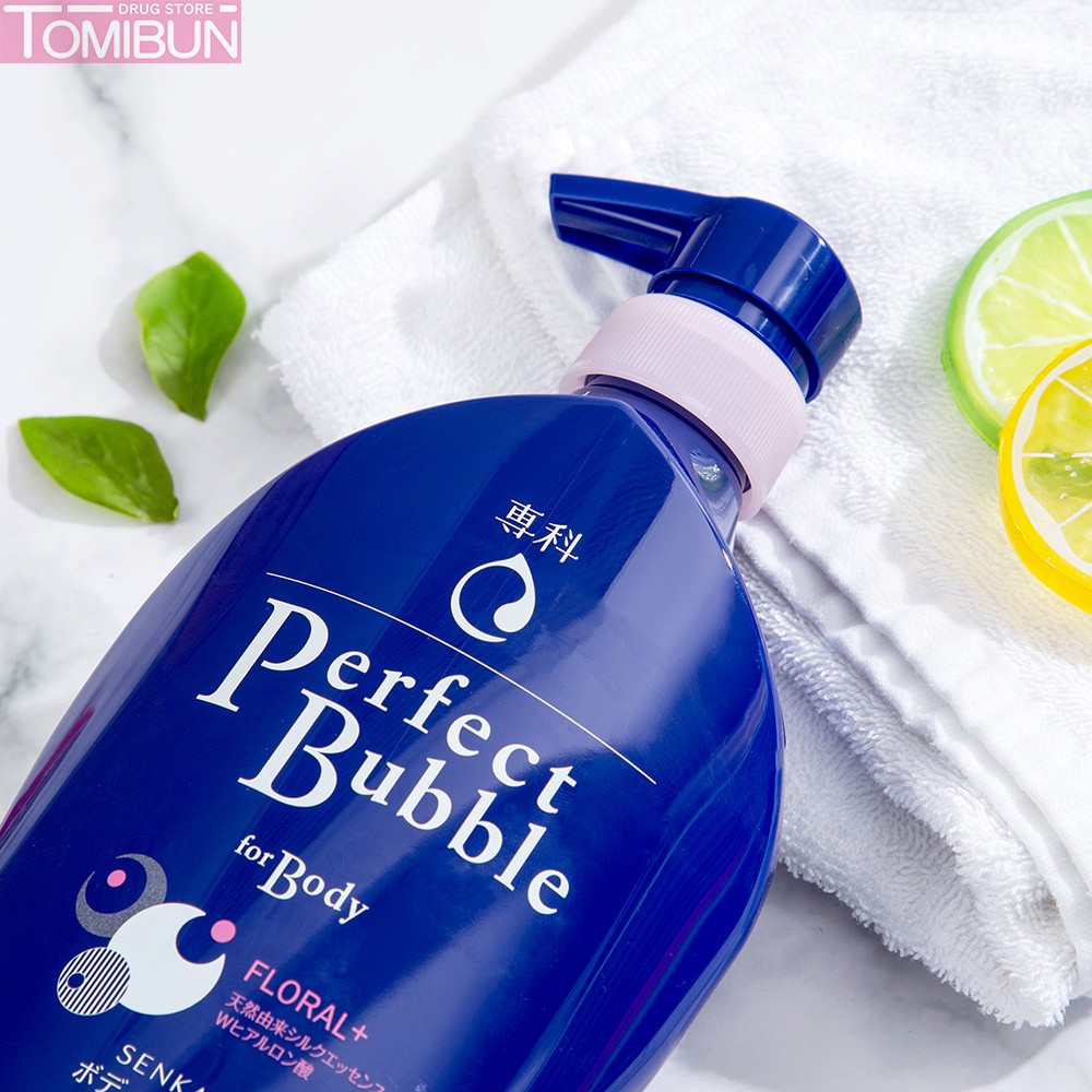 SỮA TẮM SENKA PERFECT BUBBLE FOR BODY FLORAL+ HƯƠNG HOA TƯƠI MÁT 500ML