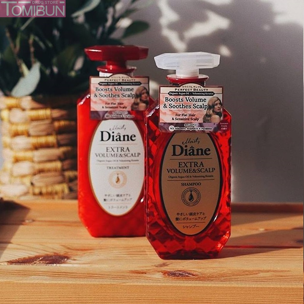 DẦU GỘI CHỐNG RỤNG VÀ LÀM PHỒNG TÓC MOIST DIANE EXTRA VOLUME & SCALP 450ML