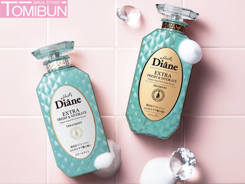 DẦU GỘI KIỂM SOÁT DẦU MOIST DIANE EXTRA FRESH & HYDRATE 450ML