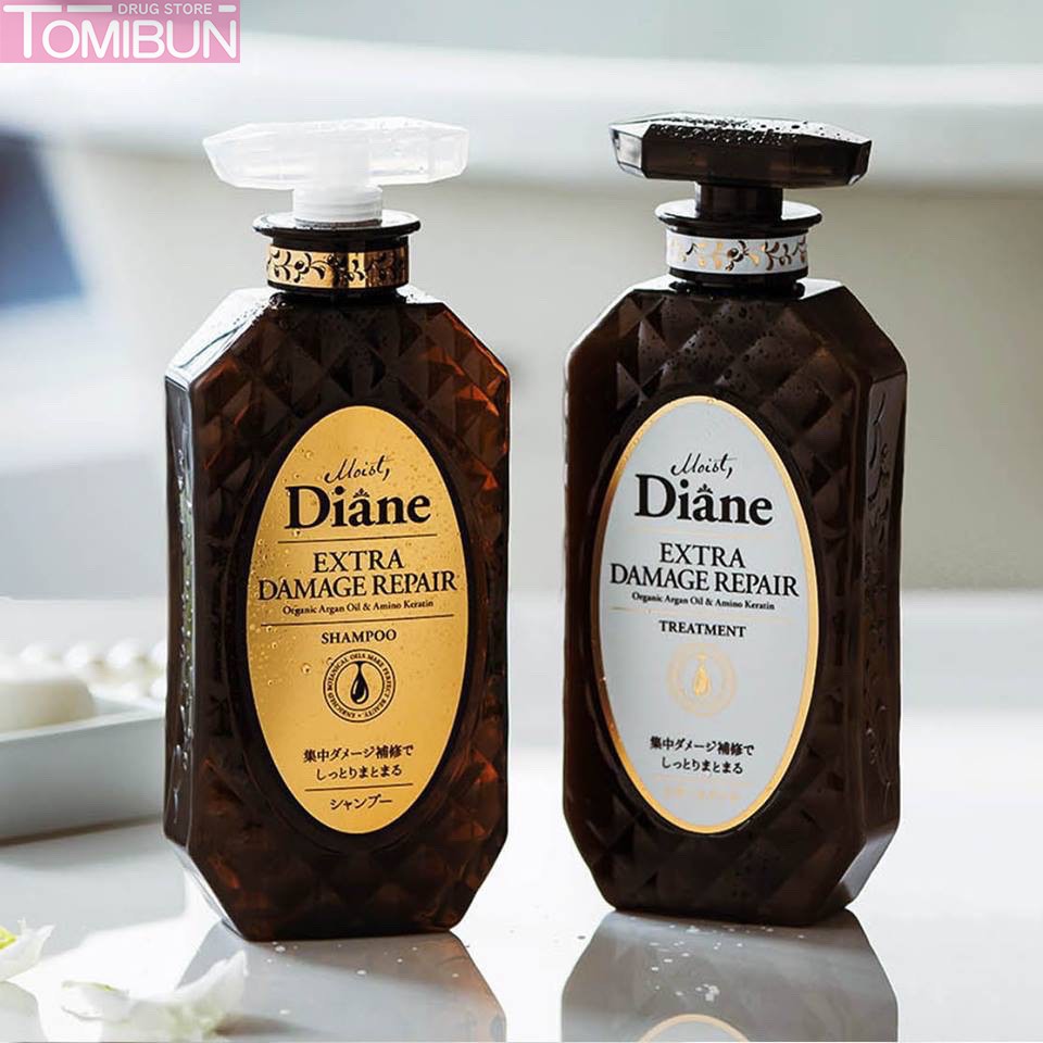 DẦU GỘI PHỤC HỒI TÓC HƯ TỔN NẶNG MOIST DIANE EXTRA DAMAGE REPAIR 450ML