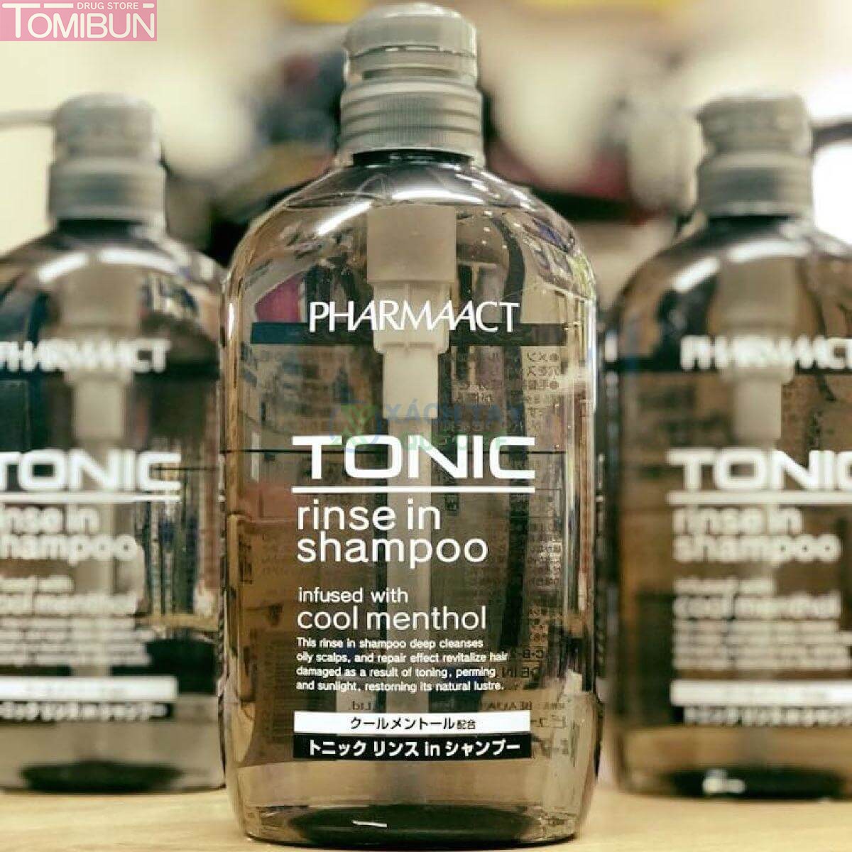 DẦU GỘI KUMANO PHARMAACT TONIC RINSE IN NGĂN NGỪA GÀU DÀNH CHO NAM 600ML