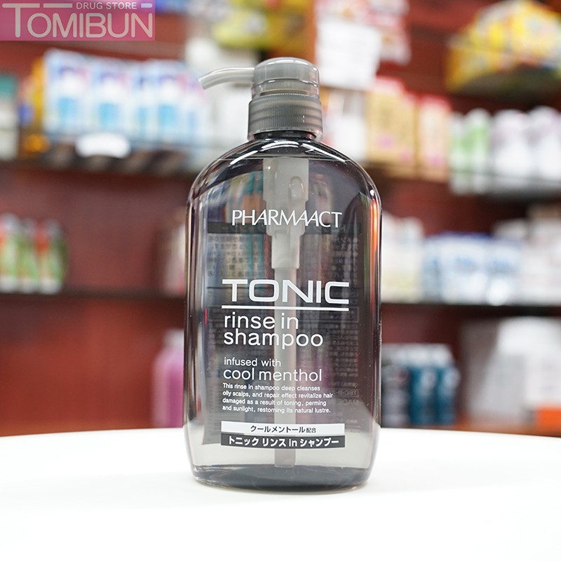 DẦU GỘI KUMANO PHARMAACT TONIC RINSE IN NGĂN NGỪA GÀU DÀNH CHO NAM 600ML