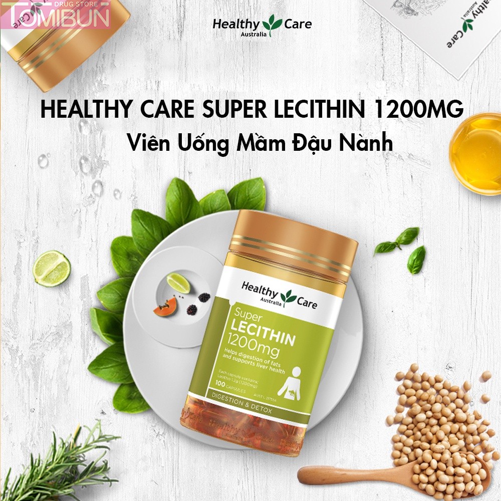 MẦM ĐẬU NÀNH HEALTHY CARE SUPER LECITHIN 1200MG