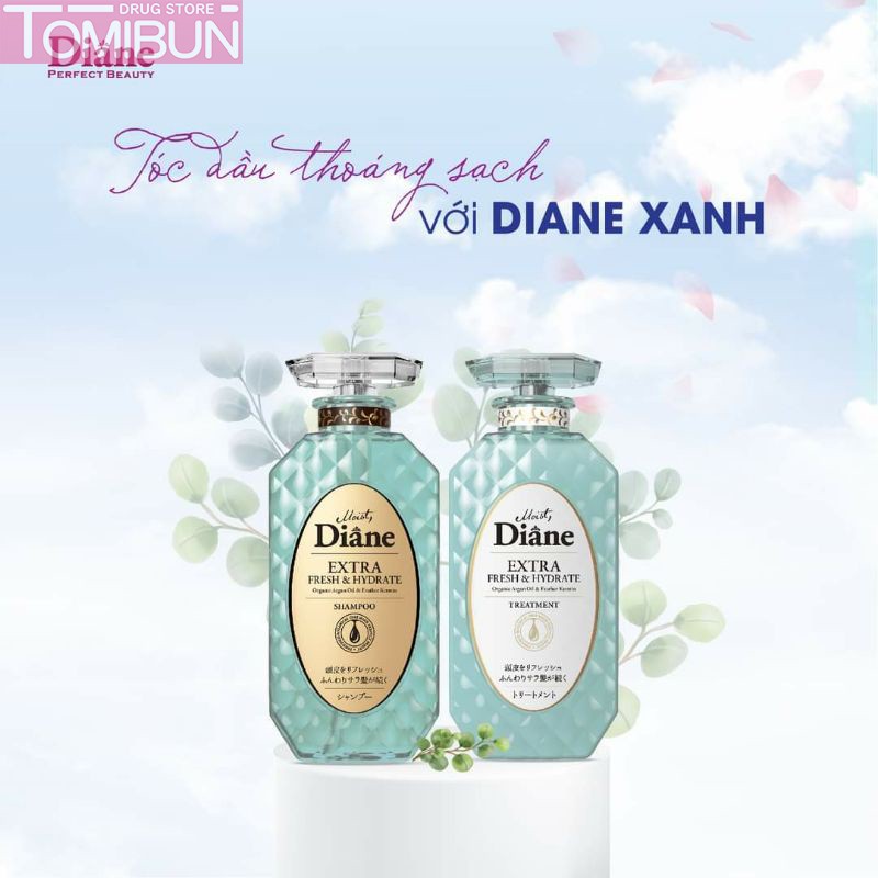 DẦU XẢ KIỂM SOÁT DẦU MOIST DIANE EXTRA FRESH & HYDRATE 450ML