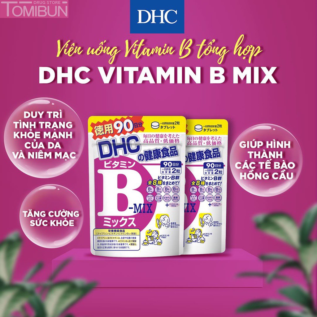 VIÊN UỐNG DHC BỔ SUNG VITAMIN B-MIX TỔNG HỢP 120 VIÊN (60 NGÀY)