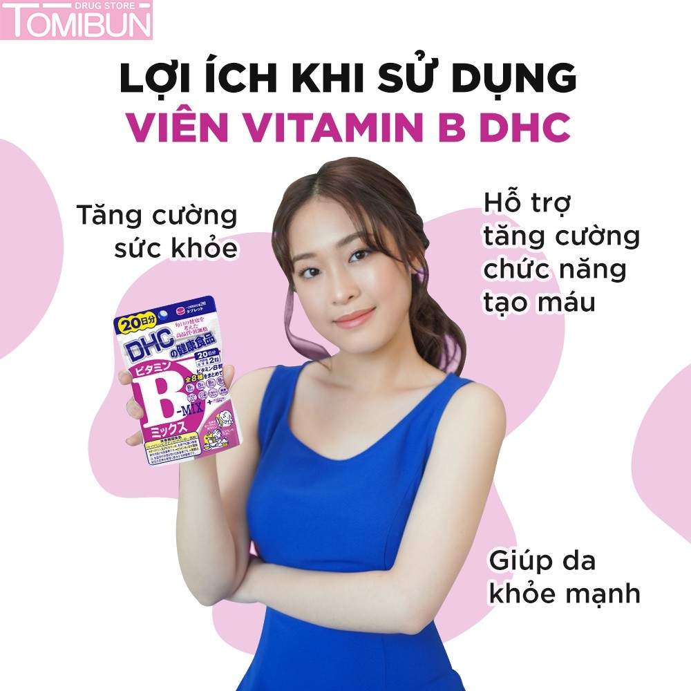 VIÊN UỐNG DHC BỔ SUNG VITAMIN B-MIX TỔNG HỢP 60 VIÊN (30 NGÀY)