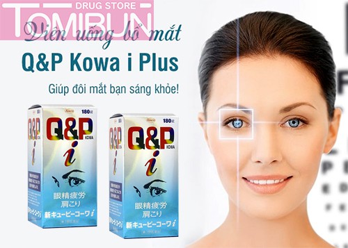 VIÊN UỐNG BỔ MẮT Q&P KOWA I PLUS 180 VIÊN