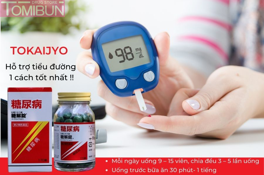 VIÊN UỐNG HỖ TRỢ TRỊ TIỂU ĐƯỜNG MAYADO TOKAIJYO 170V