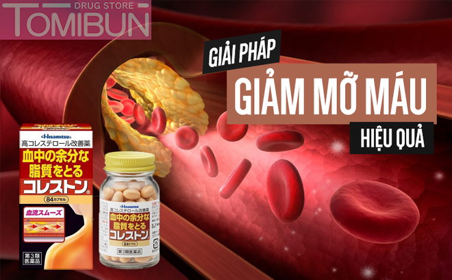 VIÊN UỐNG GIẢM MỠ MÁU CHOLESTEROL HISAMITSU 84 VIÊN