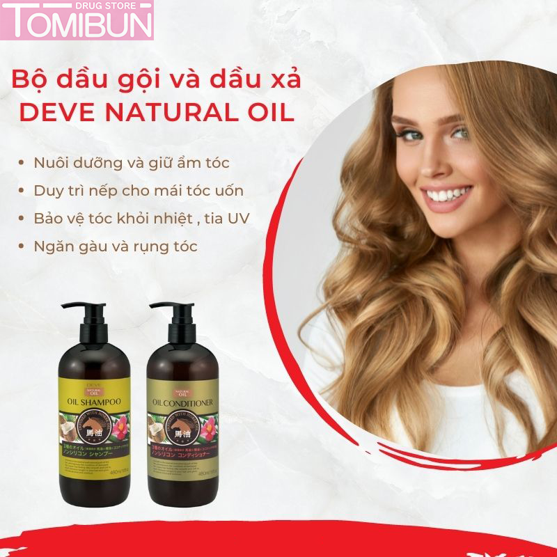 DẦU XẢ CHIẾT XUẤT DẦU NGỰA KUMANO DEVE OIL CONDITIONER 480ML