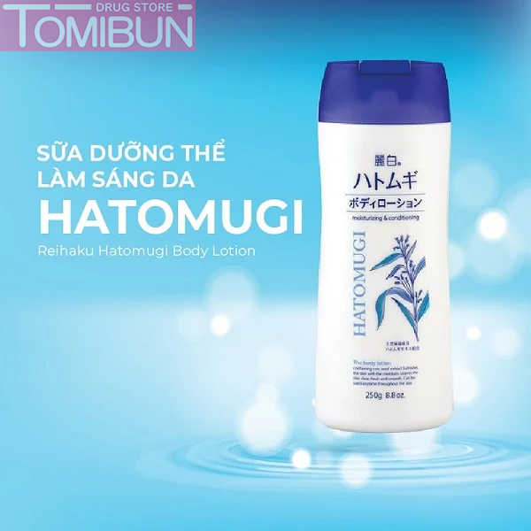 SỮA DƯỠNG THỂ BAN ĐÊM DƯỠNG TRẮNG DA HATOMUGI THE BODY LOTION 250G