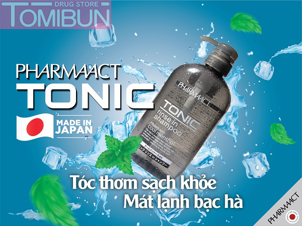 DẦU GỘI KUMANO PHARMAACT TONIC RINSE IN NGĂN NGỪA GÀU DÀNH CHO NAM 600ML