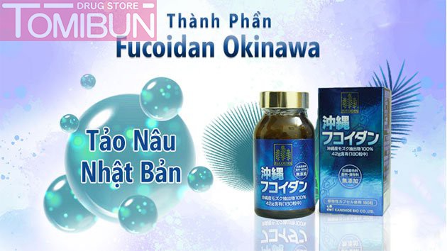 VIÊN UỐNG TẢO KANEHIDE FUCOIDAN OKINAWA PHÒNG CHỐNG UNG THƯ NHẬT BẢN 180V