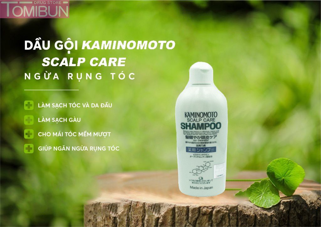 DẦU GỘI KÍCH THÍCH MỌC TÓC KAMINOMOTO MEDICATED 300ML