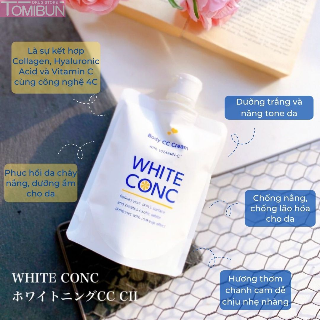 KEM DƯỠNG TRẮNG TOÀN THÂN WHITE CONC BODY CC CREAM