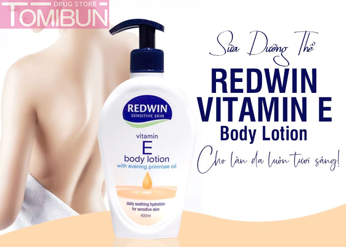 KEM DƯỠNG THỂ VITAMIN E BODY LOTION REDWIN 400ML