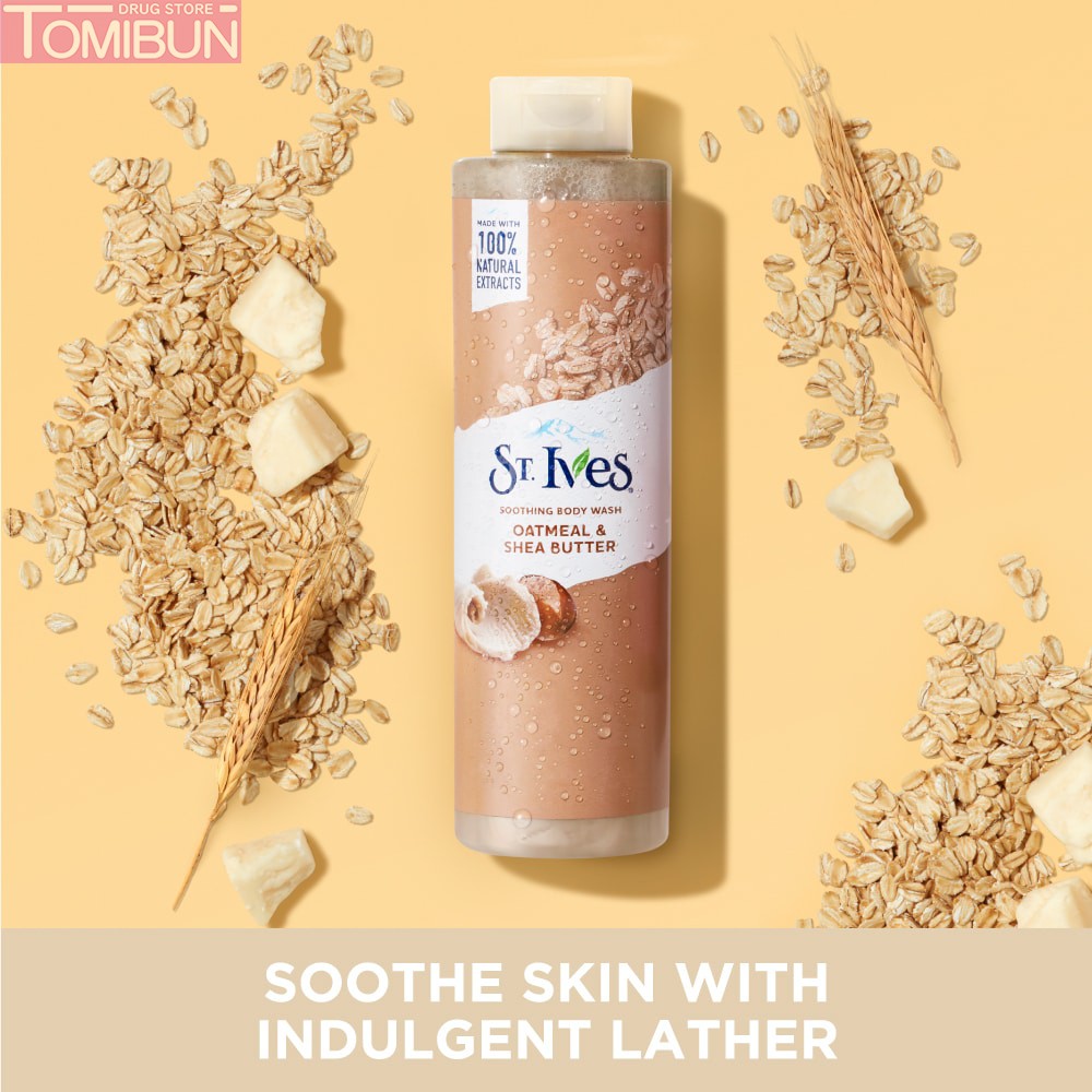 SỮA TẮM YẾN MẠCH VÀ BƠ ST.IVES OATMEAL & SHEA BUTTER BODY WASH 650ML