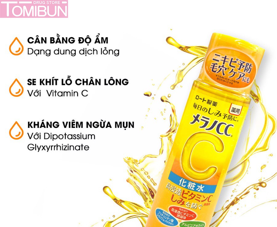 DUNG DỊCH DƯỠNG SÁNG DA, MỜ THÂM NÁM MELANO CC WHITENING LOTION 170ML