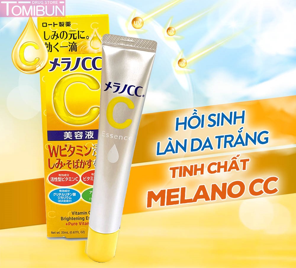 TINH CHẤT DƯỠNG SÁNG DA, NGỪA THÂM NÁM MELANO CC VITAMIN C BRIGHTENING ESSENCE 20ML