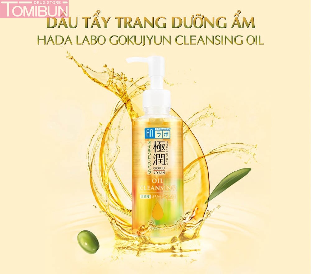 DẦU TẨY TRANG DƯỠNG ẨM HADA LABO GOKUJYUN CLEANSING OIL 200ML