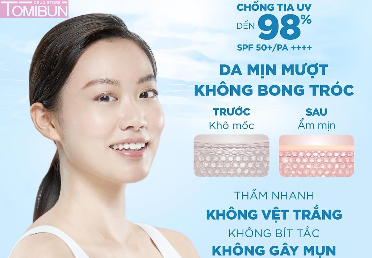 GEL SỮA CHỐNG NẮNG ẨM MƯỢT SENKA PERFECT UV GEL SPF50/PA++++ 80G