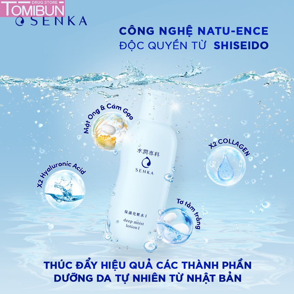 NƯỚC CÂN BẰNG DƯỠNG ẨM CHUYÊN SÂU SENKA DEEP MOIST LOTION I 200ML